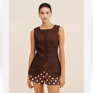 Posse - Emma Vest - Chocolate - Size Medium